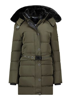 Geographical Norway Płaszcz zimowy &quot;Bettino&quot; w kolorze khaki ze sklepu Limango Polska w kategorii Kurtki damskie - zdjęcie 187826028