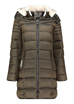 Geographical Norway Płaszcz pikowany &quot;Carenne&quot; w kolorze khaki ze sklepu Limango Polska w kategorii Kurtki damskie - zdjęcie 187826045