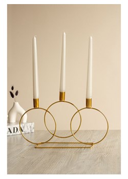 Lucky Bees Świecznik w kolorze złotym - 33,5 x 21 x 20,5 cm ze sklepu Limango Polska w kategorii Świeczniki - zdjęcie 187826125