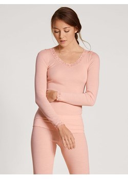 Calida Wełniana koszulka w kolorze koralowym ze sklepu Limango Polska w kategorii Bluzki damskie - zdjęcie 187826149