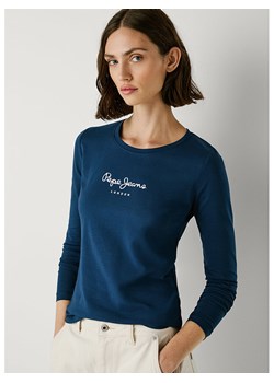 Pepe Jeans Koszulka &quot;New Virginia&quot; w kolorze granatowym ze sklepu Limango Polska w kategorii Bluzki damskie - zdjęcie 187826479