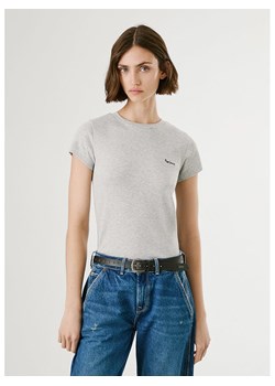 Pepe Jeans Koszulka &quot;Merida&quot; w kolorze jasnoszarym ze sklepu Limango Polska w kategorii Bluzki damskie - zdjęcie 187826495