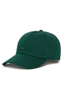 Czapka z daszkiem Tommy Hilfiger Th Flag Cotton 6 Panel Cap AM0AM13008 Zielony ze sklepu eobuwie.pl w kategorii Czapki z daszkiem męskie - zdjęcie 187826969