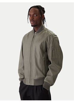 BOSS Kurtka skórzana Jakri 50552151 Szary Regular Fit ze sklepu MODIVO w kategorii Kurtki męskie - zdjęcie 187828048