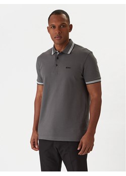 BOSS Polo Paddy 50469055 Szary Regular Fit ze sklepu MODIVO w kategorii T-shirty męskie - zdjęcie 187828089