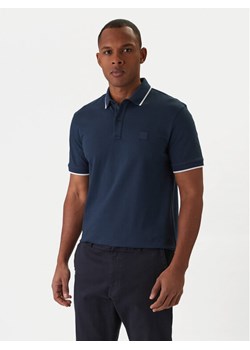 BOSS Polo Passertip 50507699 Granatowy Slim Fit ze sklepu MODIVO w kategorii T-shirty męskie - zdjęcie 187828116