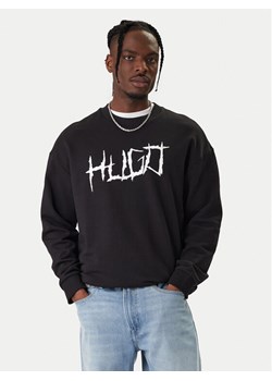 HUGO Bluza Namenex 50554392 Czarny Regular Fit ze sklepu MODIVO w kategorii Bluzy męskie - zdjęcie 187828117