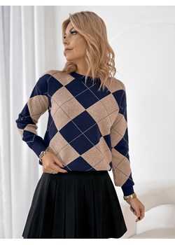 sweter gressone granatowy one size ze sklepu UBRA w kategorii Swetry damskie - zdjęcie 187829199