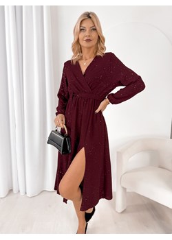 sukienka vallarta bordowa one size ze sklepu UBRA w kategorii Sukienki - zdjęcie 187829339