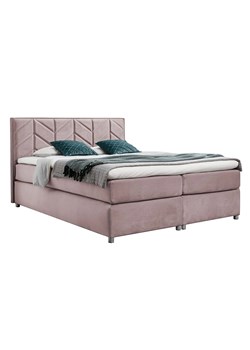 Różowe łóżko pikowane z pojemnikiem 5 rozmiarów R4-C49 ze sklepu Edinos.pl w kategorii Łóżka i materace - zdjęcie 187829455