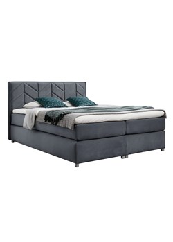 Ciemnoszare pikowane łóżko kontynentalne 5 rozmiarów Z2-R14 ze sklepu Edinos.pl w kategorii Łóżka i materace - zdjęcie 187829458