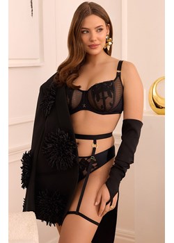 Figi damskie brazyliany Emma C322, Kolor czarny, Rozmiar M, Ewa Bien ze sklepu Intymna w kategorii Majtki damskie - zdjęcie 187829539