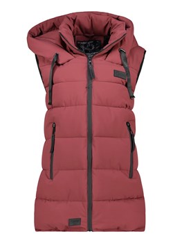 Geographical Norway Kamizelka pikowana "Dolbar" w kolorze bordowym ze sklepu Limango Polska w kategorii Kamizelki damskie - zdjęcie 187830397
