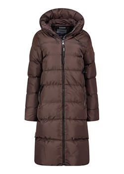 Geographical Norway Płaszcz zimowy &quot;April&quot; w kolorze ciemnobrązowym ze sklepu Limango Polska w kategorii Kurtki damskie - zdjęcie 187830416