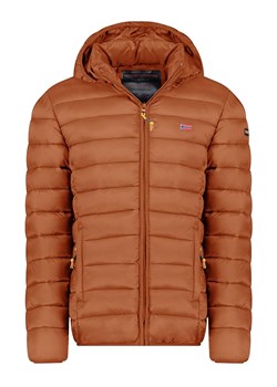 Geographical Norway Kurtka pikowana &quot;Amigolor&quot; w kolorze jasnobrązowym ze sklepu Limango Polska w kategorii Kurtki męskie - zdjęcie 187830636