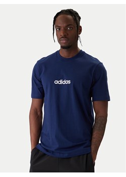 adidas T-Shirt Essentials Linear JE8999 Granatowy Regular Fit ze sklepu MODIVO w kategorii T-shirty męskie - zdjęcie 187831009