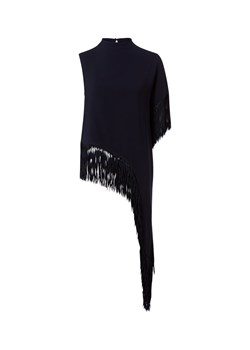 BOSS Bluzka damska - Badiva Kobiety wiskoza granatowy jednolity ze sklepu vangraaf w kategorii Bluzki damskie - zdjęcie 187831248