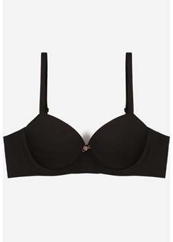 Czarny Klasyczny Biustonosz o Gładkim Wykończeniu Taniarephis ze sklepu born2be.pl w kategorii Biustonosze - zdjęcie 187831549