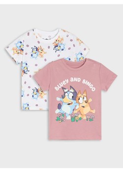 Sinsay - Koszulki 2 pack Bluey - różowy ze sklepu Sinsay w kategorii T-shirty chłopięce - zdjęcie 187832307