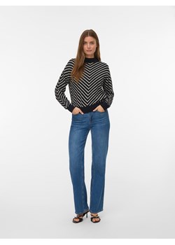 Vero Moda Sweter w kolorze czarno-kremowym ze sklepu Limango Polska w kategorii Swetry damskie - zdjęcie 187832458