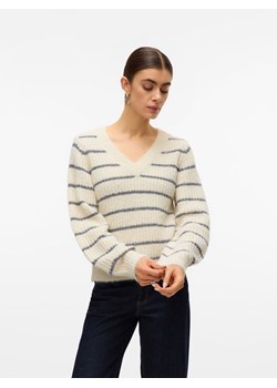 Vero Moda Sweter w kolorze kremowym ze sklepu Limango Polska w kategorii Swetry damskie - zdjęcie 187832619