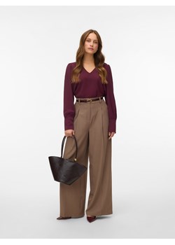 Vero Moda Bluzka w kolorze ciemnofioletowym ze sklepu Limango Polska w kategorii Bluzki damskie - zdjęcie 187833228