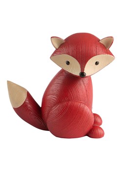 Jotex Figurka dekoracyjna "Foxess" w kolorze czerwonym - 16,4 x 17,8 x 10,8 cm ze sklepu Limango Polska w kategorii Dekoracje - zdjęcie 187841619