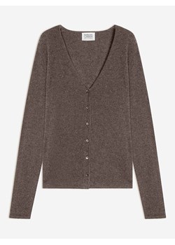 AUTHENTIC CASHMERE Kaszmirowy kardigan w kolorze jasnobrązowym ze sklepu Limango Polska w kategorii Swetry damskie - zdjęcie 187843657