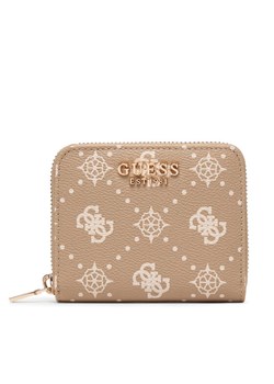 Portfel Guess Carrie Logo Slg SWGP98 98137 Beżowy ze sklepu eobuwie.pl w kategorii Portfele damskie - zdjęcie 187846776