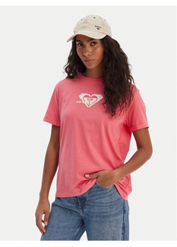Roxy T-Shirt Oceanregular ERJZT06078 Różowy Regular Fit ze sklepu MODIVO w kategorii Bluzki damskie - zdjęcie 187846915
