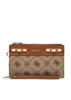 Guess Portfel Melinda Logo Slg SWJP99 02157 Brązowy ze sklepu MODIVO w kategorii Portfele damskie - zdjęcie 187846939