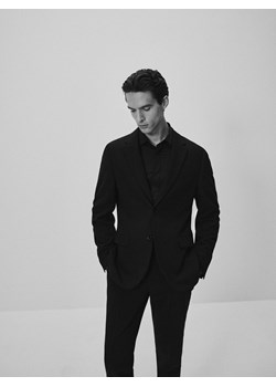 Reserved - Marynarka slim fit - czarny ze sklepu Reserved w kategorii Marynarki męskie - zdjęcie 187847369