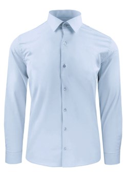 Wizytowa Koszula Bawełniana, Męska (Regular) - Victorio - Błękitna KSDWVCTO827rG ze sklepu JegoSzafa.pl w kategorii Koszule męskie - zdjęcie 187847446