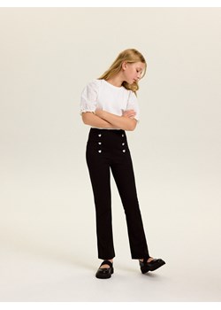 Reserved - Spodnie flare - czarny ze sklepu Reserved w kategorii Spodnie dziewczęce - zdjęcie 187849658
