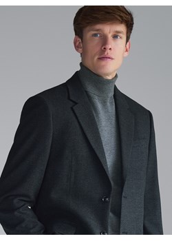 Reserved - Marynarka regular fit z wiskozą - ciemnoszary ze sklepu Reserved w kategorii Marynarki męskie - zdjęcie 187849705