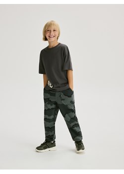 Reserved - Bawełniane spodnie jogger - czarny ze sklepu Reserved w kategorii Spodnie chłopięce - zdjęcie 187849707