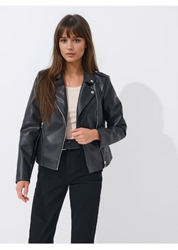 Mohito - Czarna ramoneska - czarny ze sklepu Mohito w kategorii Kurtki damskie - zdjęcie 187849916