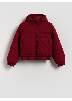 Reserved - Kurtka z kapturem - bordowy ze sklepu Reserved w kategorii Kurtki dziewczęce - zdjęcie 187850029