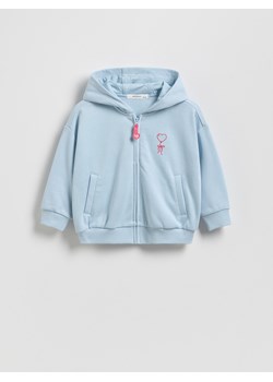 Reserved - Bluza z kapturem - jasnoniebieski ze sklepu Reserved w kategorii Bluzy dziewczęce - zdjęcie 187850068