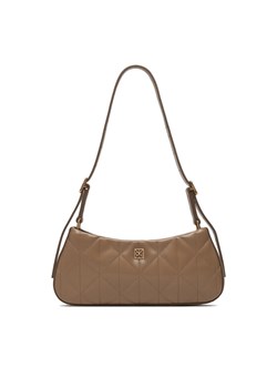 Torebka Calvin Klein Quilted Sm Shoulder Bag LV04F3327G Beżowy ze sklepu eobuwie.pl w kategorii Torebki damskie - zdjęcie 187851396