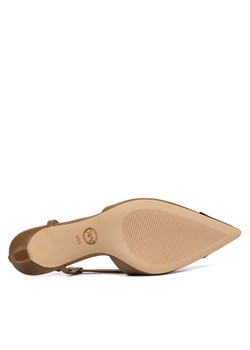 MICHAEL Michael Kors Czółenka Alora Toe Cao Mid Sling 40R6AOMS1L Brązowy ze sklepu MODIVO w kategorii Czółenka - zdjęcie 187851689