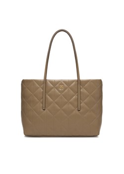 Calvin Klein Torebka Quilted Small Tote LV04F3325G Beżowy ze sklepu MODIVO w kategorii Torebki damskie - zdjęcie 187851709