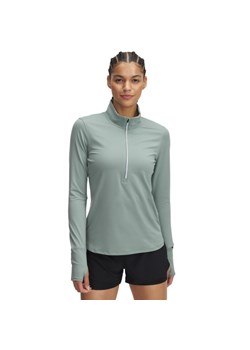 Damska bluza do biegania nierozpinana bez kaptura Under Armour UA Launch Pro Half Zip - zielona ze sklepu Sportstylestory.com w kategorii Bluzy damskie - zdjęcie 187852318
