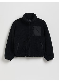 Reserved - Kurtka z imitacji baranka - czarny ze sklepu Reserved w kategorii Kurtki dziewczęce - zdjęcie 187852558