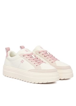 Sneakersy HUGO Lyssa 50557899 Biały ze sklepu eobuwie.pl w kategorii Buty sportowe damskie - zdjęcie 187852798