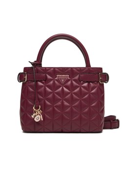 Torebka Guess Paisleigh HWQG98 83050 Bordowy ze sklepu eobuwie.pl w kategorii Kuferki - zdjęcie 187853958