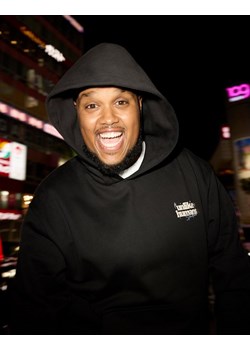 UNLIKE HUMANS BLUZA Z KAPTUREM CRAFTED HD BLK-BLK ze sklepu JD Sports  w kategorii Bluzy męskie - zdjęcie 187854958