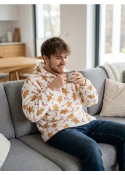 Sinsay - Bluza snuddie - brązowy ze sklepu Sinsay w kategorii Bluzy męskie - zdjęcie 187855155