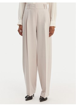 Patrizia Pepe Spodnie materiałowe 8P0794/A498-S748 Szary Regular Fit ze sklepu MODIVO w kategorii Spodnie damskie - zdjęcie 187855739
