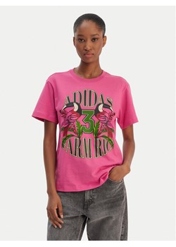 adidas T-Shirt Farm Rio Graphic KD4640 Różowy Regular Fit ze sklepu MODIVO w kategorii Bluzki damskie - zdjęcie 187855748